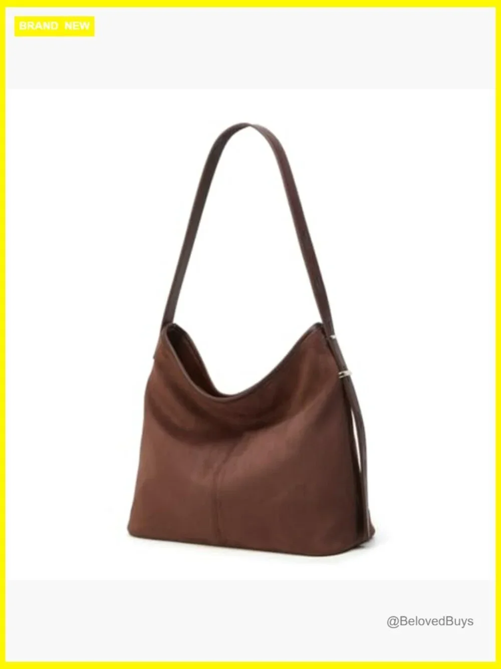 Suede Hobo Bag Tote Crossbody Shoulder Bag Retro Slouchy Handbag Women
